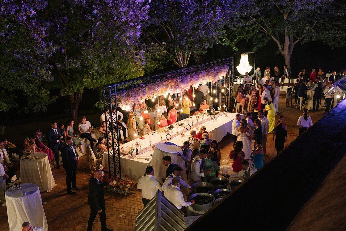 Evening banquet on the Terrace